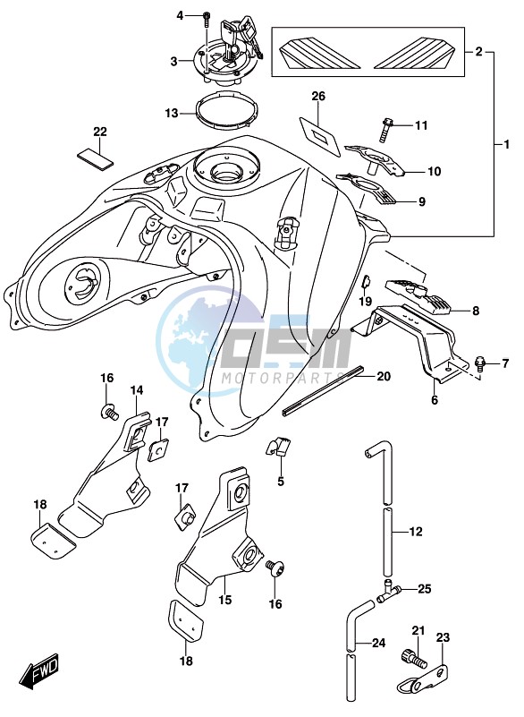 FUEL TANK (DL1000AL8 E21) (FOR YU1)