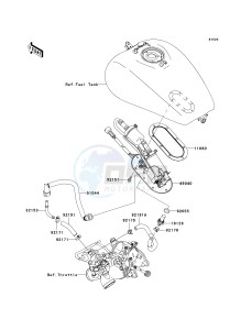 VN 1600 B [VULCAN 1600 MEAN STREAK] (B6F-B8FA) B8FA drawing FUEL PUMP