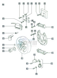 A3 50 drawing Magneto cev 12v-50w