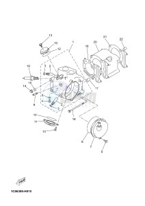 YP125RA (ABS) X-MAX 250 ABS (2DL9 2DL9 2DL9 2DL9) drawing CYLINDER