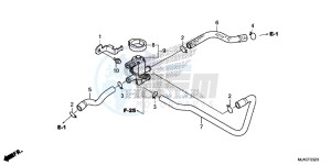 VT750C2BE Shadow - VT750C2B-E UK - (E) drawing AIR INJECTION VALVE (VT750CS/ C2B/ C2S/ C)