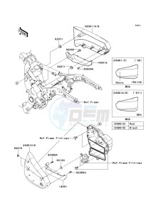 VN 1600 A [VULCAN 1600 CLASSIC] (A6F-A8FA) A7F drawing SIDE COVERS