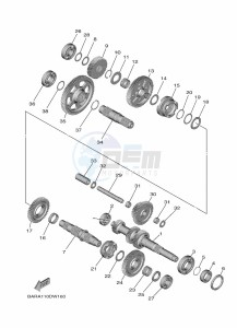 YXF850E YX85FPAN (BARK) drawing TRANSMISSION