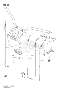 LT-Z400 (E19) drawing HANDLEBAR (LT-Z400ZL1 E19)