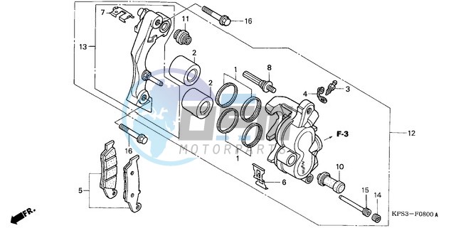 FRONT BRAKE CALIPER