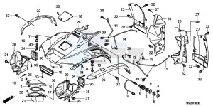 VFR800FH 2ED - (2ED) drawing HANDLE PIPE/TOP BRIDGE