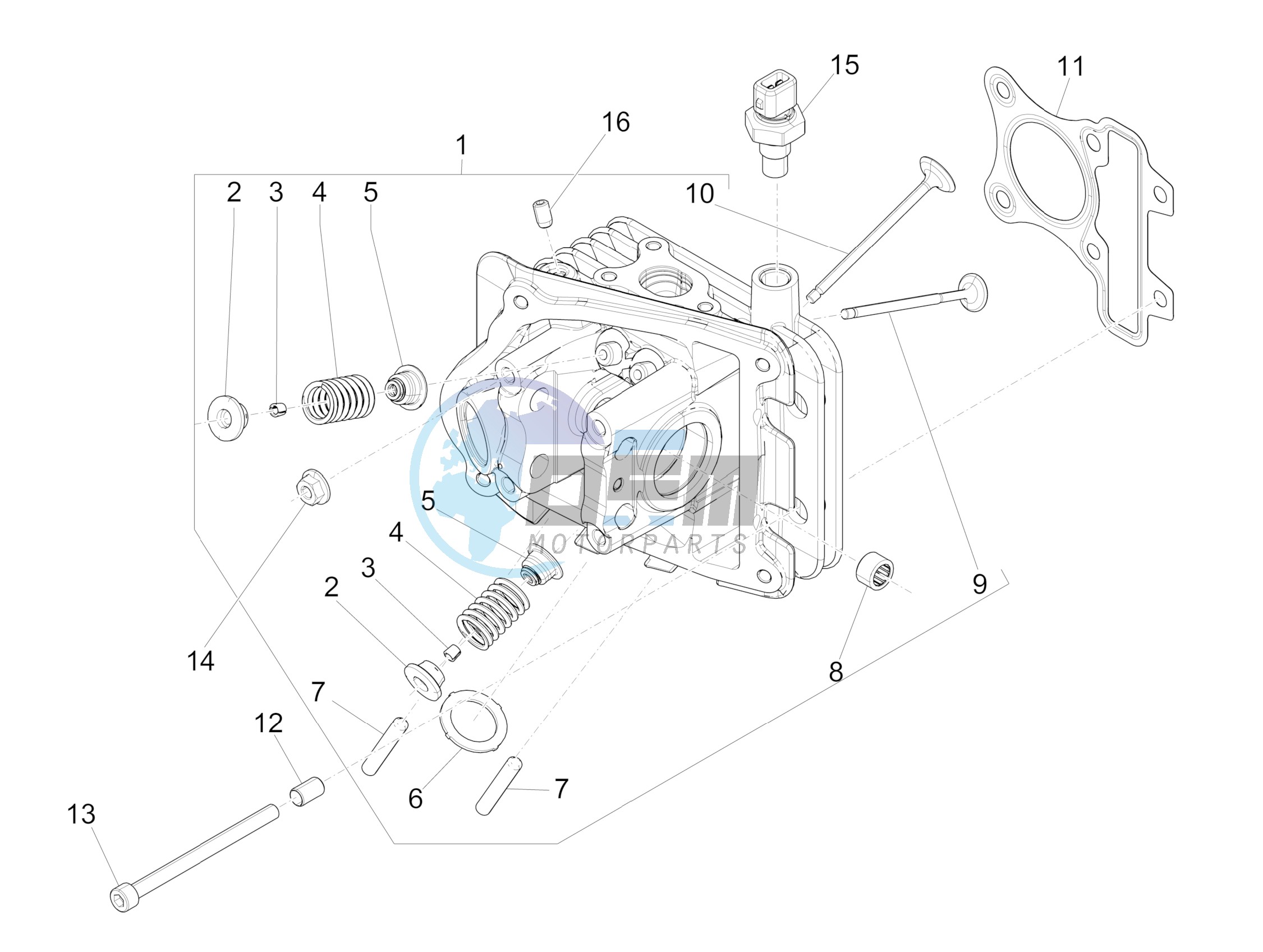 Cylinder head unit - Valve