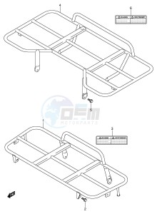 LT-F400 (P3-P28) drawing CARRIER (~F.NO.5SAAK45A3X102000)