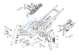 RAPTOR IE 650 drawing FRAME