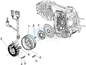 Beverly 500 2005-2006 drawing Flywheel magneto