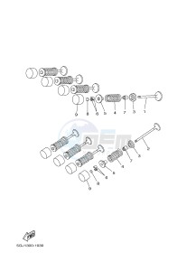 XP500 TMAX T-MAX 530 (2PW1) drawing VALVE