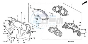 FES1509 Europe Direct - (ED / 2ED) drawing SPEEDOMETER