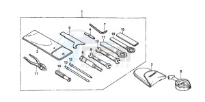 CBR600F3 drawing TOOLS