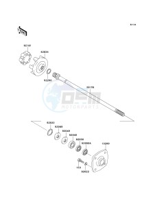 JT 1500 A [STX-15F] (A1-A2) [STX-15F] drawing DRIVE SHAFT