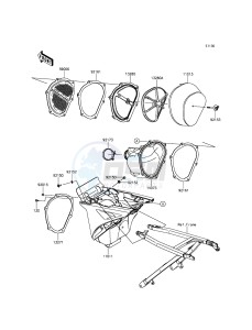 KX250F KX250ZGF EU drawing Air Cleaner