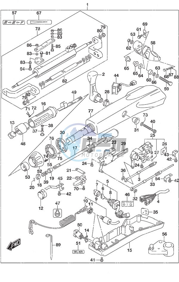 Tiller Handle