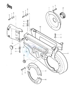 KLT 200 B [KLT200] (B1) | SOLID AXLE [KLT200] drawing CHAIN CASE