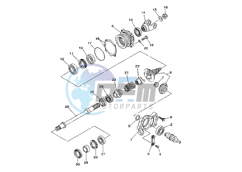 MIDDLE DRIVE GEAR