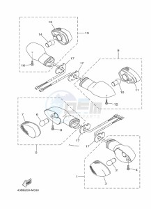 YBR125EGS (43BJ) drawing FLASHER LIGHT