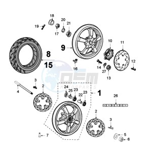 SAT400 drawing WHEELS