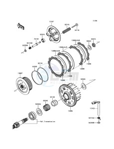 Z800 ABS ZR800FGF UF (UK FA) XX (EU ME A(FRICA) drawing Clutch