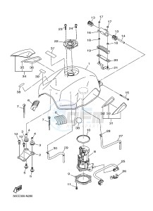 XJ6S 600 DIVERSION (S-TYPE) (36CD) drawing FUEL TANK