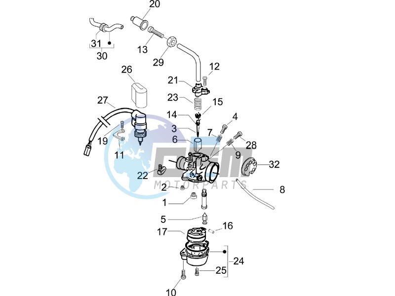 Carburetors components