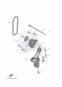 TRACER 9 MTT890 (B5U9) drawing OIL PUMP