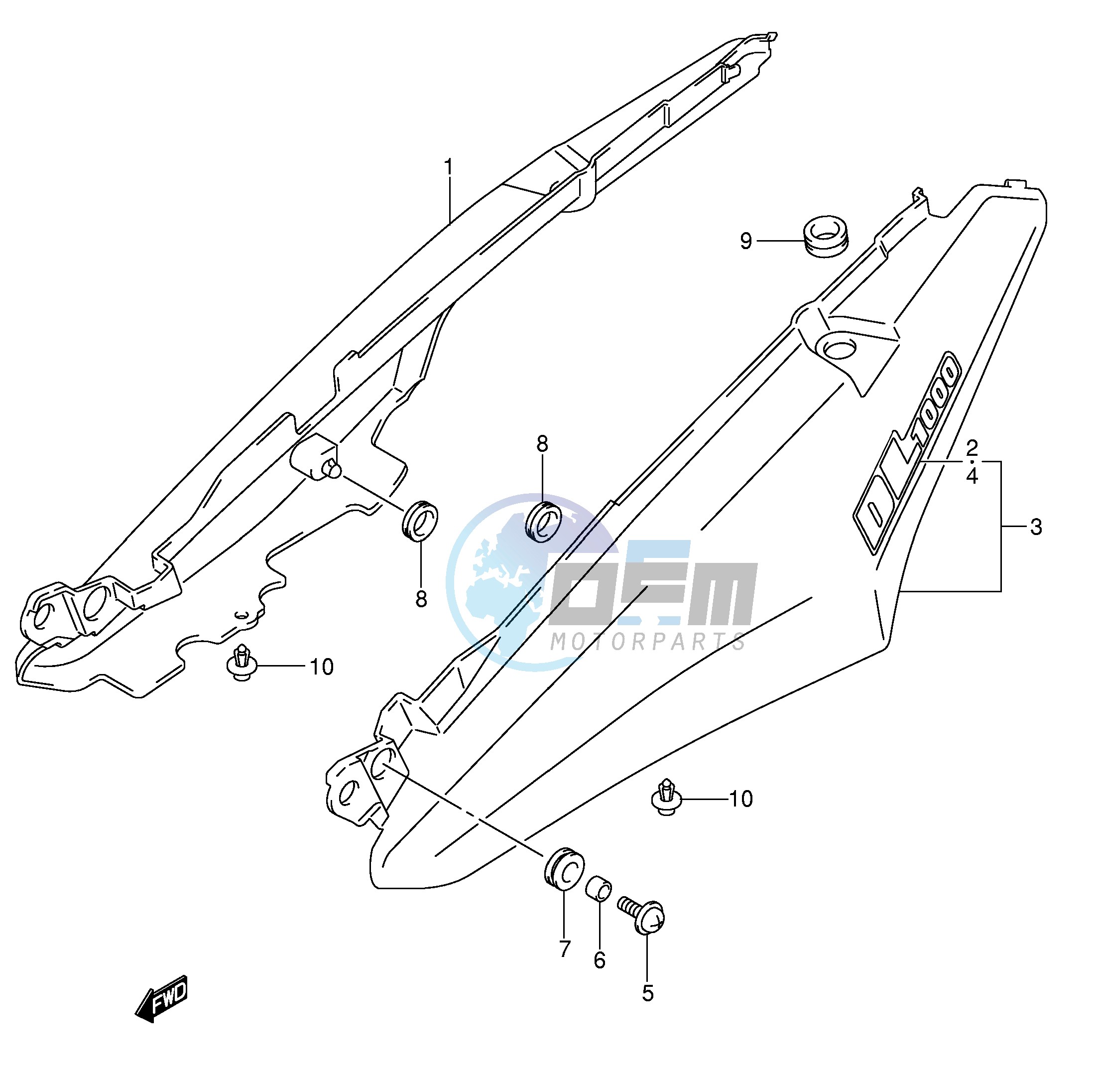 SEAT TAIL COVER (MODEL K4)