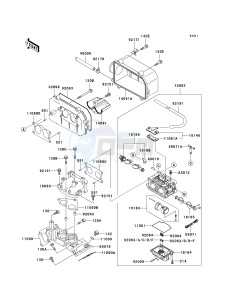 KAF 620 E [MULE 3010 4X4] (E1-E5) [MULE 3010 4X4] drawing CARBURETOR