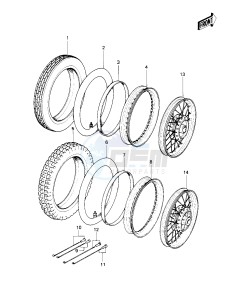 KE 100 A [KE100] (A9-A10) [KE100] drawing WHEELS_TIRES