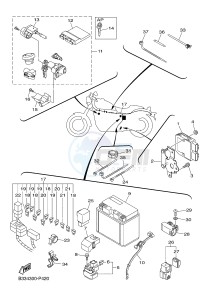 XVS950CR XVS950 CAFE RACER XV950 RACER (B33M) drawing ELECTRICAL 2