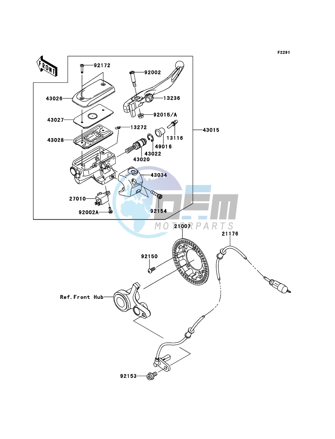 Front Master Cylinder