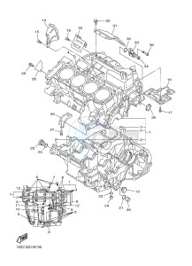 FJR1300-AS (1MD1 1MD2) drawing CRANKCASE