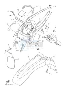 WR250R (BN32 BN31 BN33) drawing FENDER