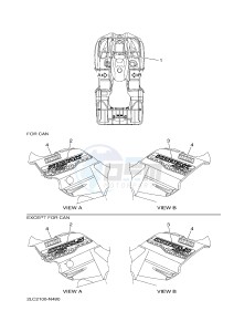 YFM450FWAD YFM450PHE GRIZZLY 450 EPS (2LC6 2LC7) drawing GRAPHICS