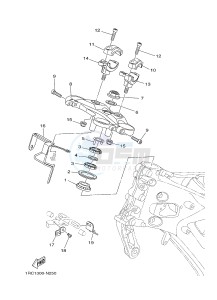 MT09 900 (1RCC) drawing STEERING