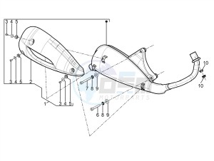 TYPHOON 125 4T 2V E3 (APAC) drawing Silencer