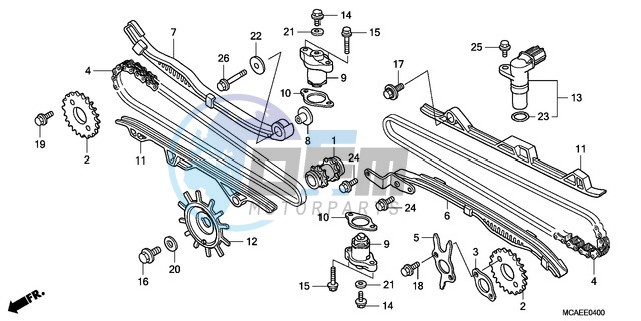 CAM CHAIN/TENSIONER