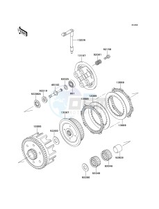 KX 80 W [KX80] (W1-W3) [KX80] drawing CLUTCH