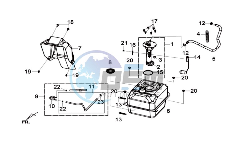 FUEL TANK - FUEL CUT