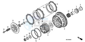 CBR600RR9 UK - (E / SPC) drawing CLUTCH