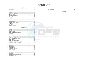 YPR125R XMAX 125 EVOLIS 125 (2DM8) drawing .6-Content