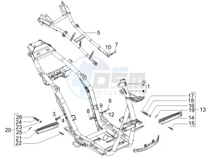 Runner 125 VX 4t SC e3 drawing Frame bodywork