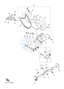 XVS950A (26P6) drawing TAILLIGHT