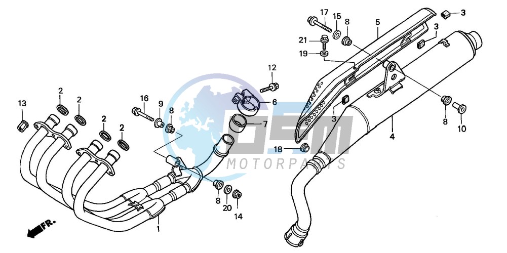 EXHAUST MUFFLER