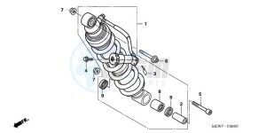 NT700VA UK - (E / MKH) drawing REAR CUSHION