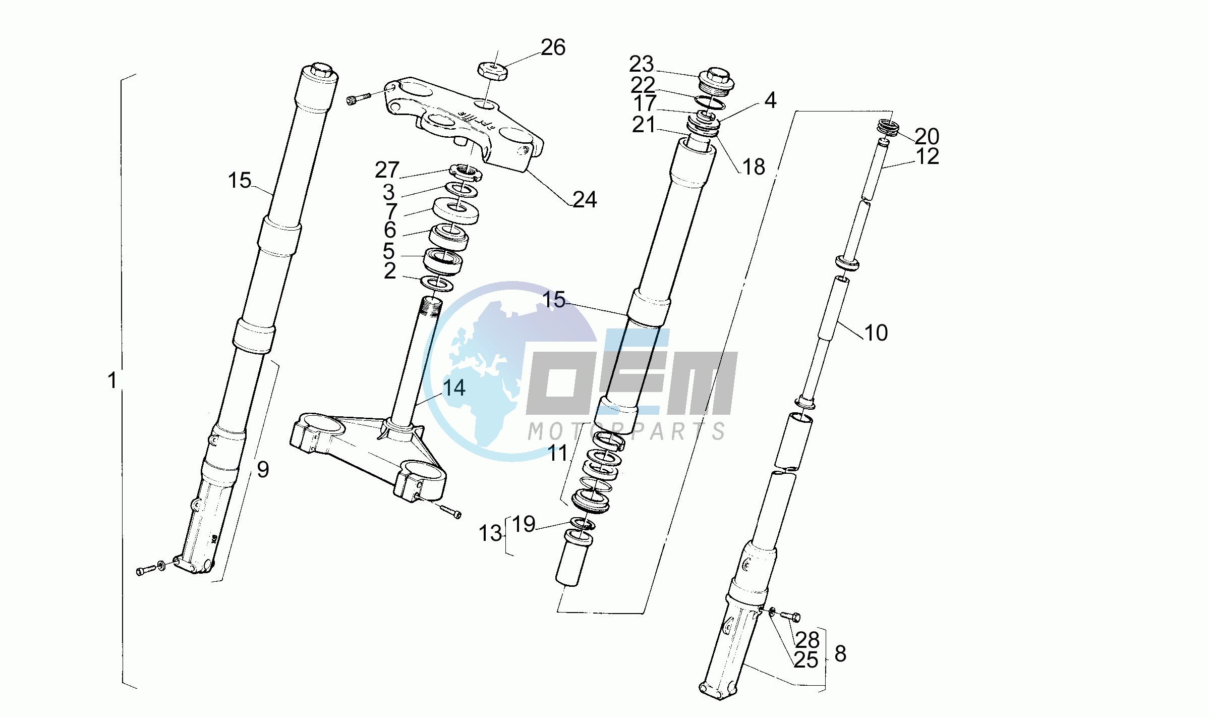 Front fork L