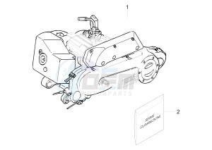 Primavera 50 2T (EMEA, APAC) drawing Engine, assembly