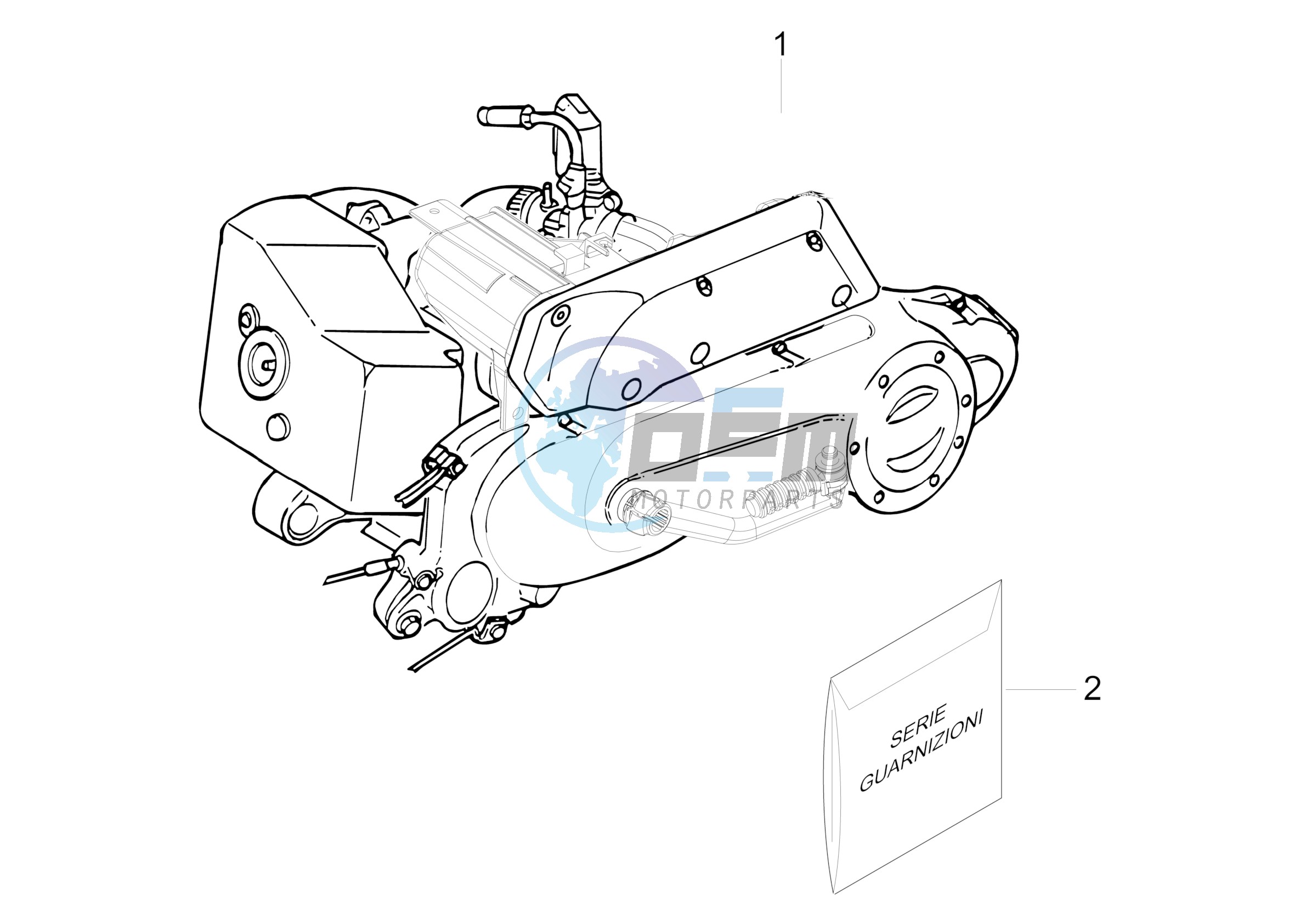 Engine, assembly